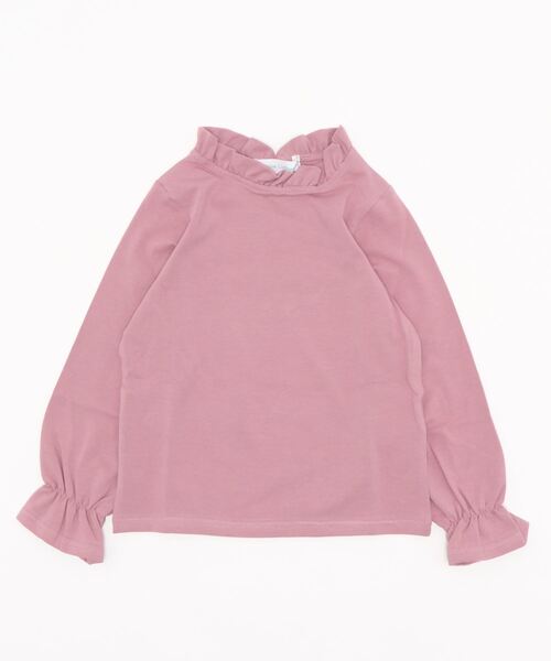 Catherine Cottage（キャサリンコテージ）の「キャンディースリーブフリルトップス（Tシャツ/カットソー・キッズ・ライラック/ピンク/ホワイト/ミント/ローズ・110/120/130/140/150/160/100）」の7枚目の写真
