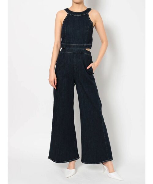 GYDA(ジェイダ)の「BACK ZIPデニムロンパース(サロペット/オーバーオール・レディース・ブルー/インディゴブルー・SMALL/MEDIUM)」の16枚目の写真