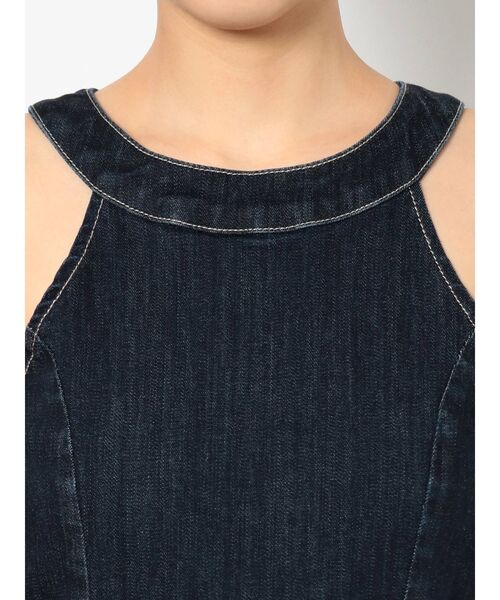 GYDA(ジェイダ)の「BACK ZIPデニムロンパース(サロペット/オーバーオール・レディース・ブルー/インディゴブルー・SMALL/MEDIUM)」の20枚目の写真