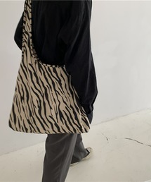 HALEY PESCA/2way アニマル柄 ショルダー＆トートバッグ