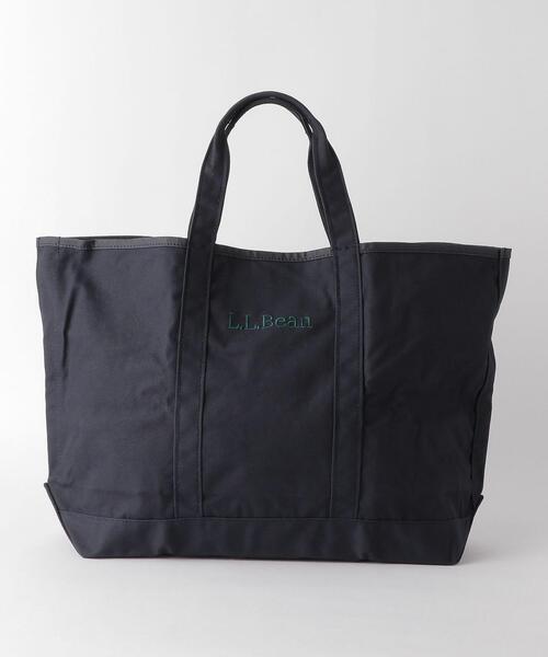 L.L.Bean（エルエルビーン）の「[ エルエル ビーン ] L.L.Bean SC グローサリー トート バッグ（トートバッグ・レディース・ライトグレー/ネイビー/オフホワイト/オリーブ・FREE）」の4枚目の写真