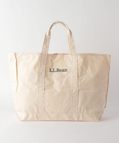 L.L.Bean（エルエルビーン）の「[ エルエル ビーン ] L.L.Bean SC グローサリー トート バッグ（トートバッグ・レディース・ライトグレー/ネイビー/オフホワイト/オリーブ・FREE）」の6枚目の写真