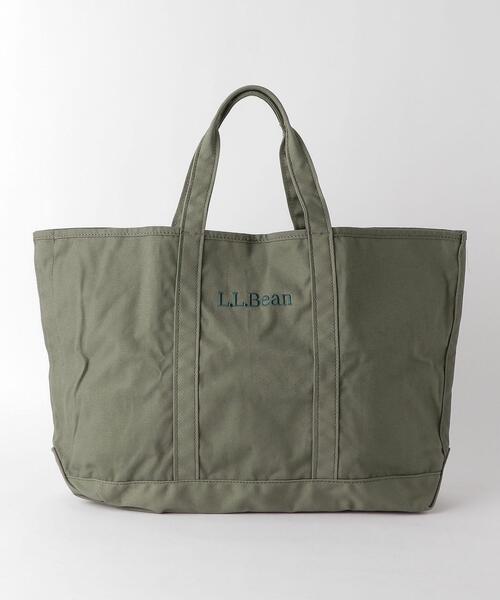 L.L.Bean（エルエルビーン）の「[ エルエル ビーン ] L.L.Bean SC グローサリー トート バッグ（トートバッグ・レディース・ライトグレー/ネイビー/オフホワイト/オリーブ・FREE）」の7枚目の写真