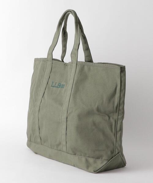 L.L.Bean（エルエルビーン）の「[ エルエル ビーン ] L.L.Bean SC グローサリー トート バッグ（トートバッグ・レディース・ライトグレー/ネイビー/オフホワイト/オリーブ・FREE）」の8枚目の写真