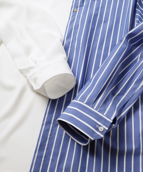 CULLNI（クルニ）の「2021春夏 スイッチングストライプシャツ（シャツ