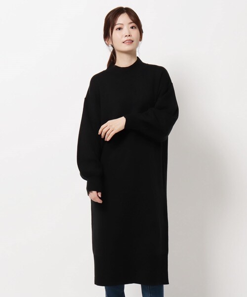 セール 鹿の子バックスリットボトルネックワンピース ワンピース The Shop Tk ザ ショップ ティーケー のファッション通販 Zozotown