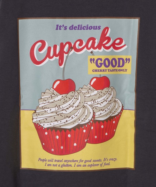 WEGO(ウィゴー)の「WEGO/スイーツバックプリントプルオーバー(スウェット・レディース・スミクロ/ホワイト・MEDIUM/LARGE/SMALL)」の4枚目の写真