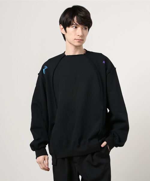 Name.（ネーム）の「Name. x F-LAGSTUF-F CREW NECK SWEATER