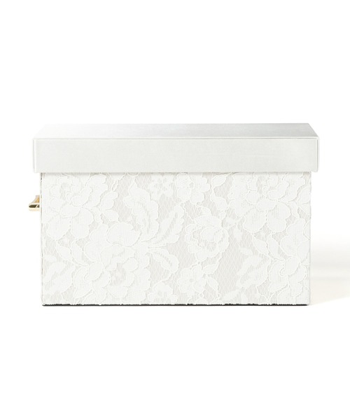 セール】レース ボックス S アイボリー（収納グッズ）｜Francfranc
