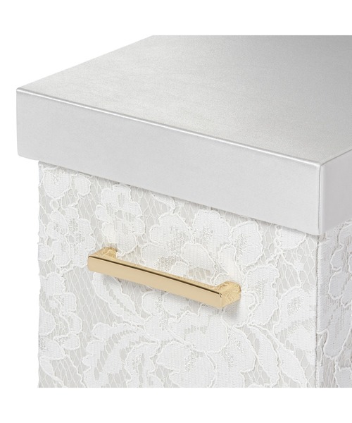 セール】レース ボックス S アイボリー（収納グッズ）｜Francfranc