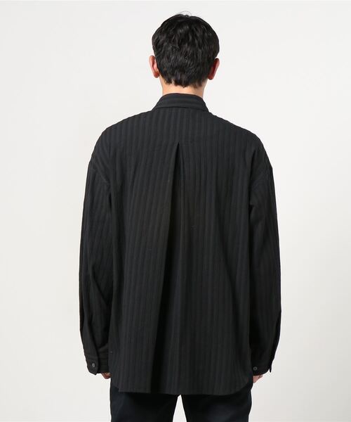Juha（ユハ）の「JUHA LENO CLOTH STRIPE OVER SHIRT (10130703