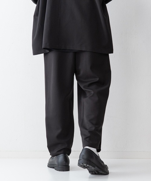 UNIIT（ユニット）の「【UNIIT】ＴＲルーズバルーンイージーパンツ　ワイドパンツ　セットアップ対応アイテム　裾のスナップ釦をとめればバルーンパンツ（その他パンツ・メンズ・ブラック/ライトベージュ/ライトグレー・MEDIUM/LARGE）」の10枚目の写真