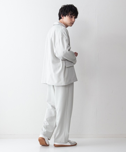 UNIIT（ユニット）の「【UNIIT】ＴＲルーズバルーンイージーパンツ　ワイドパンツ　セットアップ対応アイテム　裾のスナップ釦をとめればバルーンパンツ（その他パンツ・メンズ・ブラック/ライトベージュ/ライトグレー・MEDIUM/LARGE）」の14枚目の写真