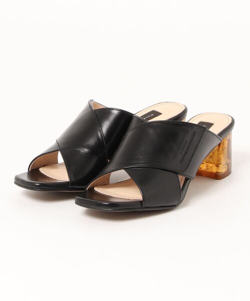 MACKINTOSH LONDON 型押しミュールサンダル Mサイズ マッキントッシュ ロンドン MACKINTOSH LONDON クロスストラップ