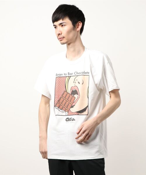 JOINT WORKS（ジョイントワークス）の「【Cho&Co./チョコムー】BEAN TO BAR Tシャツ（Tシャツ/カットソー・メンズ・ホワイト・LARGE/X-LARGE）」の12枚目の写真