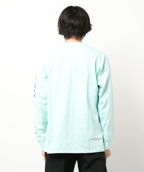NO WAY(ノーウェイ)の「/Bl/サーフプリント長袖Tシャツ 天竺(Tシャツ/カットソー・メンズ・ホワイト/ブラック/グレー/グリーン・MEDIUM/LARGE)」の5枚目の写真