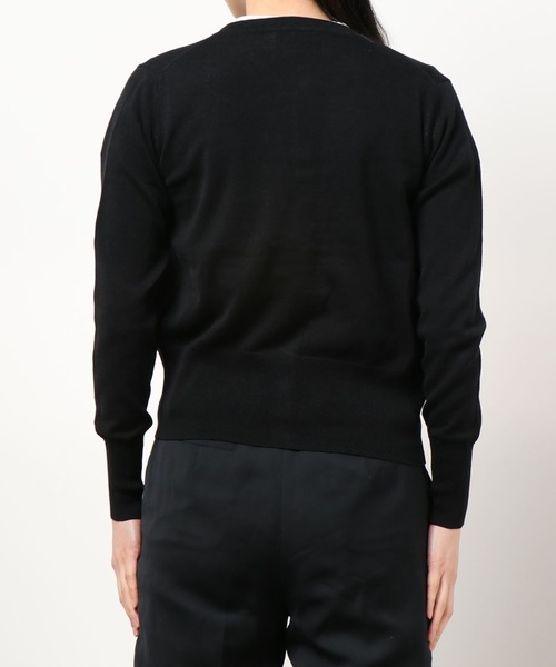 Vivienne Westwood（ヴィヴィアンウエストウッド）の「SUMMER BASIC KNIT 丸首カーディガン（ニット/セーター・レディース・ブラック/レッド/ブルー/ホワイト・LARGE/MEDIUM）」の6枚目の写真