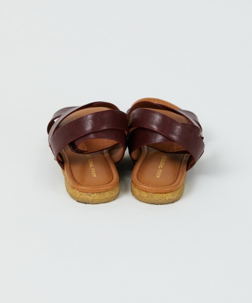 ADIEU TRISTESSE（アデュートリステス）の「クロスサンダル（サンダル・レディース・ブラック/レッド系その他・M/L）」の4枚目の写真