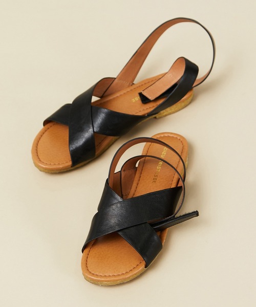 ADIEU TRISTESSE（アデュートリステス）の「クロスサンダル（サンダル・レディース・ブラック/レッド系その他・M/L）」の14枚目の写真