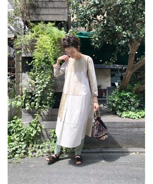 YOKU ビアズリー　15 quinze> レースパッチワークワンピース YOKU ビアズリー 15 quinze> レースパッチワークワンピース