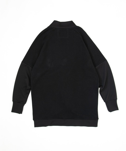 OURET（オーレット）の「OURET/オーレット/ローゲージストレッチ カノコラウンドカーディガン/2021-2022 AUTUMN&WINTER EXHIBITION 先行受注（カーディガン/ボレロ・メンズ・ブラック/グレー・1/2/3）」の13枚目の写真