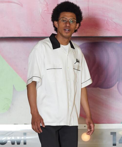 UNPERFECT（アンパーフェクト）の「[WEB限定]UNPERFECT MOCTARコラボボーリングシャツ（シャツ/ブラウス・メンズ・ホワイト/ブラック・4/3）」の9枚目の写真