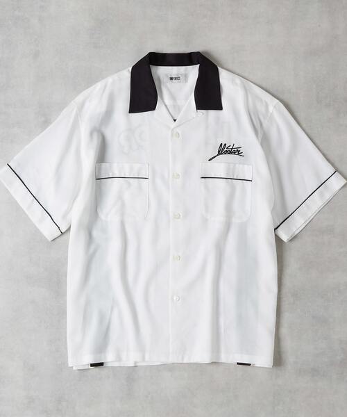 UNPERFECT（アンパーフェクト）の「[WEB限定]UNPERFECT MOCTARコラボボーリングシャツ（シャツ/ブラウス・メンズ・ホワイト/ブラック・4/3）」の11枚目の写真