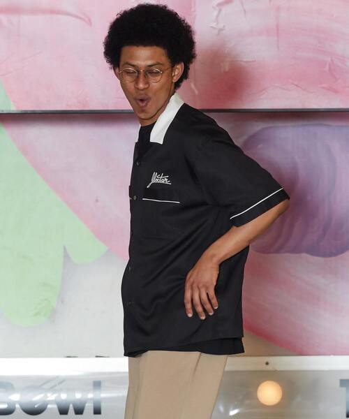 UNPERFECT（アンパーフェクト）の「[WEB限定]UNPERFECT MOCTARコラボボーリングシャツ（シャツ/ブラウス・メンズ・ホワイト/ブラック・4/3）」の5枚目の写真