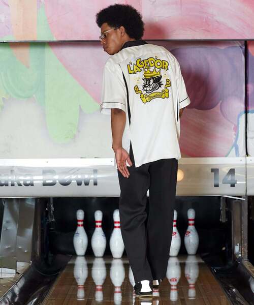 UNPERFECT（アンパーフェクト）の「[WEB限定]UNPERFECT MOCTARコラボボーリングシャツ（シャツ/ブラウス・メンズ・ホワイト/ブラック・4/3）」の4枚目の写真