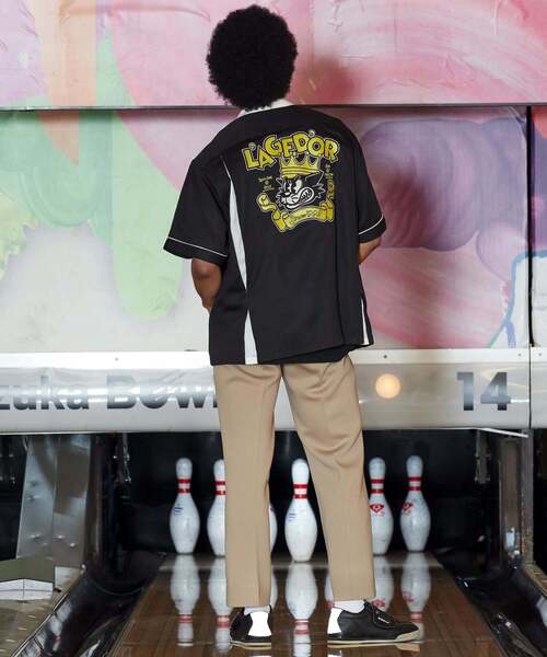 UNPERFECT（アンパーフェクト）の「[WEB限定]UNPERFECT MOCTARコラボボーリングシャツ（シャツ/ブラウス・メンズ・ホワイト/ブラック・4/3）」の6枚目の写真