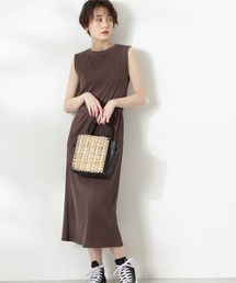 N.（N. Natural Beauty Basic） | リブブラウジングマキシワンピース(ワンピース)