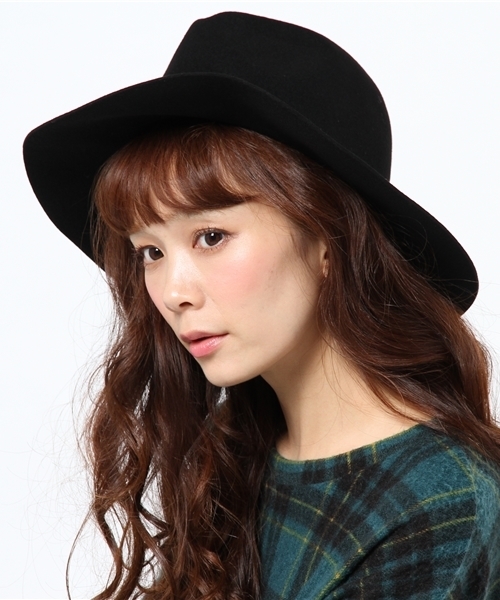 WEGO（ウィゴー）の「WEGO/ツバ広ハット（ハット・レディース・ブラック/ワイン・FREE）」の2枚目の写真