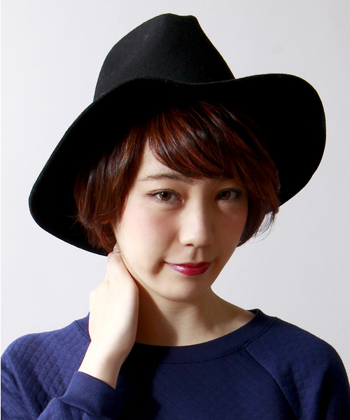 WEGO（ウィゴー）の「WEGO/ツバ広ハット（ハット・レディース・ブラック/ワイン・FREE）」の10枚目の写真