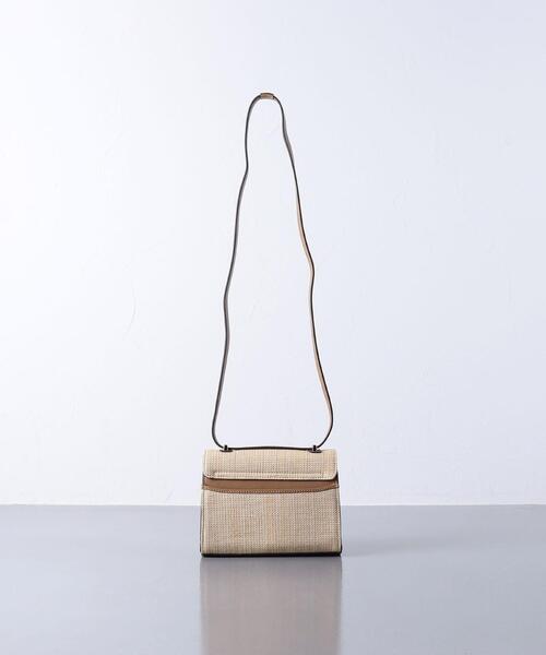 UNITED ARROWS（ユナイテッドアローズ）の「UWC PP COMBI フラップ ショルダーバッグ◆（ショルダーバッグ・レディース・ブラック/ベージュ・FREE）」の5枚目の写真