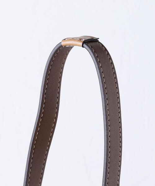 UNITED ARROWS（ユナイテッドアローズ）の「UWC PP COMBI フラップ ショルダーバッグ◆（ショルダーバッグ・レディース・ブラック/ベージュ・FREE）」の8枚目の写真