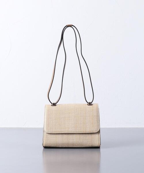 UNITED ARROWS（ユナイテッドアローズ）の「UWC PP COMBI フラップ ショルダーバッグ◆（ショルダーバッグ・レディース・ブラック/ベージュ・FREE）」の10枚目の写真