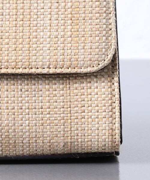 UNITED ARROWS（ユナイテッドアローズ）の「UWC PP COMBI フラップ ショルダーバッグ◆（ショルダーバッグ・レディース・ブラック/ベージュ・FREE）」の12枚目の写真