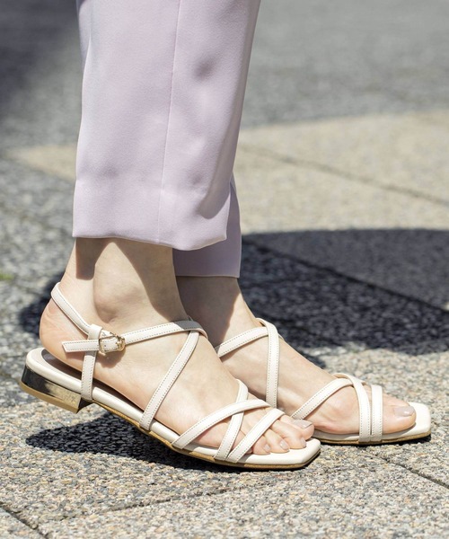 HIMIKO（ヒミコ）の「【HIMIKO】コードサンダル/611227（サンダル・レディース・ブラック/ピンク/イエロー/アイボリー・22.5cm/23.5cm/24.5cm/23.0cm/24.0cm/22.0cm）」の2枚目の写真