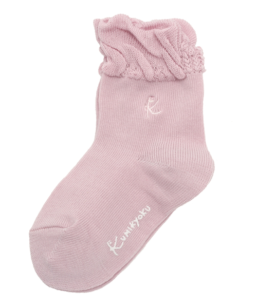 組曲（クミキョク）の「【KIDS雑貨】定番 ソックス（TODDLERサイズ）（ソックス/靴下・キッズ・ピンク系/アイボリー系・SMALL/LARGE/MEDIUM/LL）」の2枚目の写真