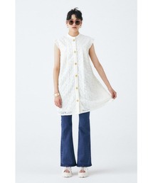 MOUSSY | LACE FLARE MINI ドレス(ワンピース)