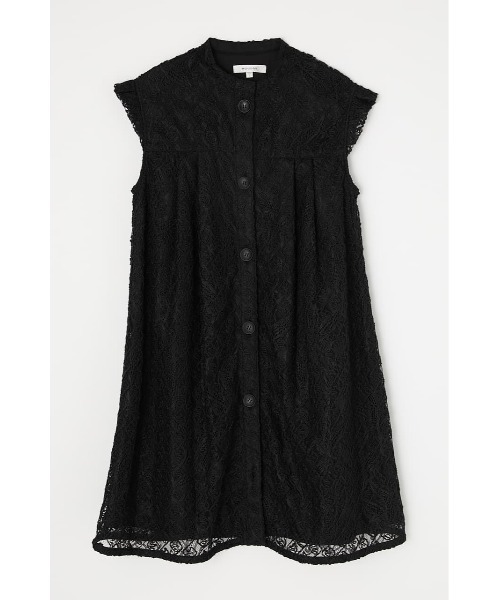 MOUSSY(マウジー)の「LACE FLARE MINI ドレス(ワンピース・レディース・ライトカーキ/ブラック/アイボリー・1/2)」の3枚目の写真