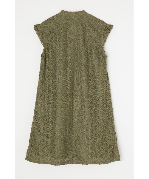 MOUSSY(マウジー)の「LACE FLARE MINI ドレス(ワンピース・レディース・ライトカーキ/ブラック/アイボリー・1/2)」の11枚目の写真