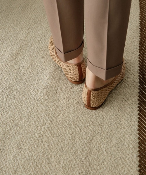 URBAN RESEARCH DOORS（アーバンリサーチドアーズ）の「【WEB限定】メッシュフラットシューズ（サンダル・レディース・アイボリー/キャメル・38/36/37）」の14枚目の写真