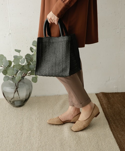 URBAN RESEARCH DOORS（アーバンリサーチドアーズ）の「【WEB限定】メッシュフラットシューズ（サンダル・レディース・アイボリー/キャメル・38/36/37）」の8枚目の写真