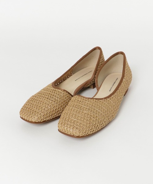 URBAN RESEARCH DOORS（アーバンリサーチドアーズ）の「【WEB限定】メッシュフラットシューズ（サンダル・レディース・アイボリー/キャメル・38/36/37）」の6枚目の写真