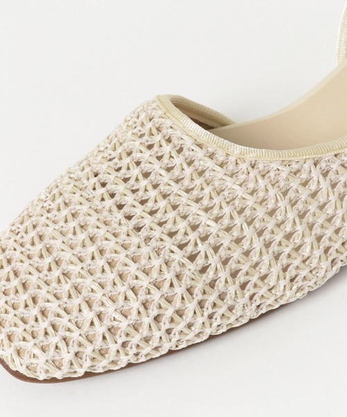 URBAN RESEARCH DOORS（アーバンリサーチドアーズ）の「【WEB限定】メッシュフラットシューズ（サンダル・レディース・アイボリー/キャメル・38/36/37）」の9枚目の写真