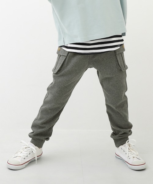 devirock(デビロック)の「カーゴパンツ(カーゴパンツ・キッズ・ネイビー/カーキ/ブラック/ヘザーチャコール/モカ・150cm/100cm/130cm/90cm/80cm/120cm/160cm/140cm/110cm)」の3枚目の写真