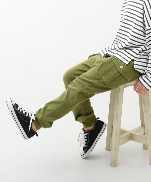 devirock(デビロック)の「カーゴパンツ(カーゴパンツ・キッズ・ネイビー/カーキ/ブラック/ヘザーチャコール/モカ・150cm/100cm/130cm/90cm/80cm/120cm/160cm/140cm/110cm)」の5枚目の写真