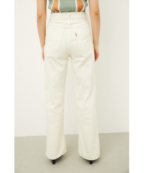 LAGUA GEM（ラグアジェム）の「NARCISSUS LOOSE FLARE DENIM（デニムパンツ・レディース・オレンジ系その他/ライトイエロー/オフホワイト・22inch/24inch/25inch/26inch/23inch）」の11枚目の写真