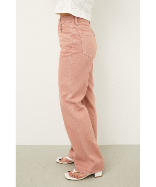 LAGUA GEM（ラグアジェム）の「NARCISSUS LOOSE FLARE DENIM（デニムパンツ・レディース・オレンジ系その他/ライトイエロー/オフホワイト・22inch/24inch/25inch/26inch/23inch）」の13枚目の写真